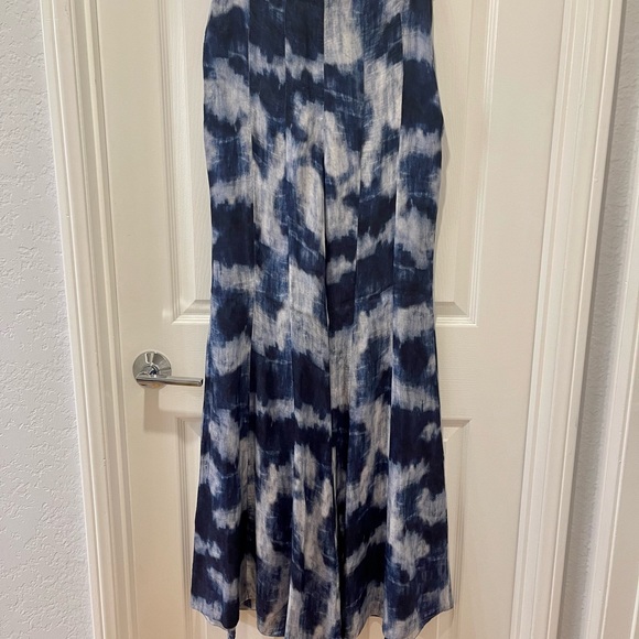 The Madiyah Al Sharqi x Karen Wazen Kylie Tie-Dye Flare Pants Size 36 UK - Picture 5 of 10
